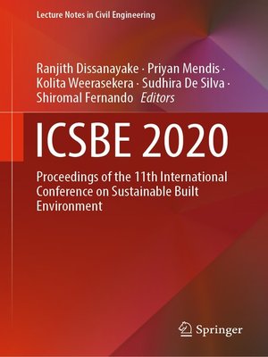 cover image of ICSBE 2020